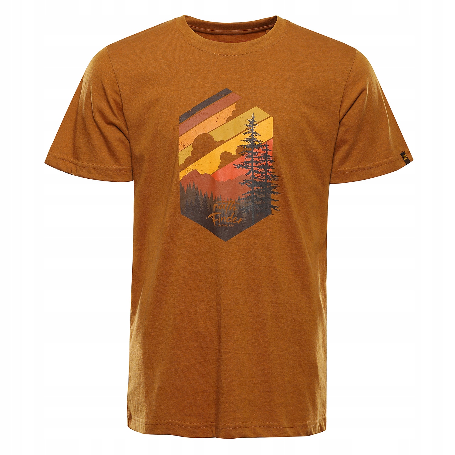 Koszulka męska turystyczna Alpine Pro Noger k.pomarańczowy r.5XL