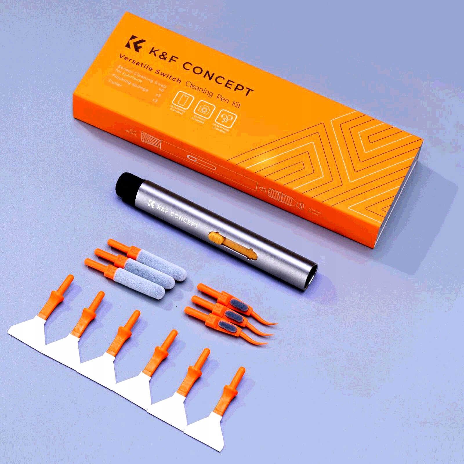 Zestaw czyszczący K&f Concept Versatile Swith do matryc pełnoklatkowych