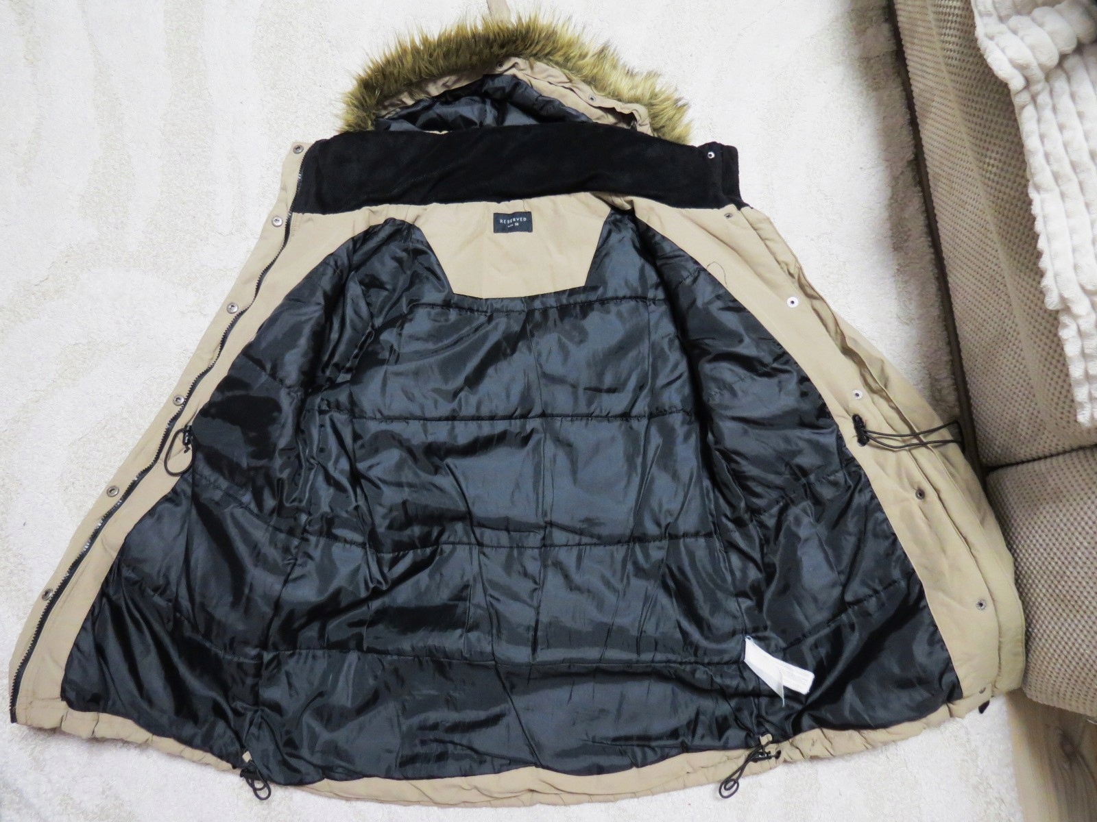 Reserved parka kurtka RR-38-tr/W7/B Rodzaj parka