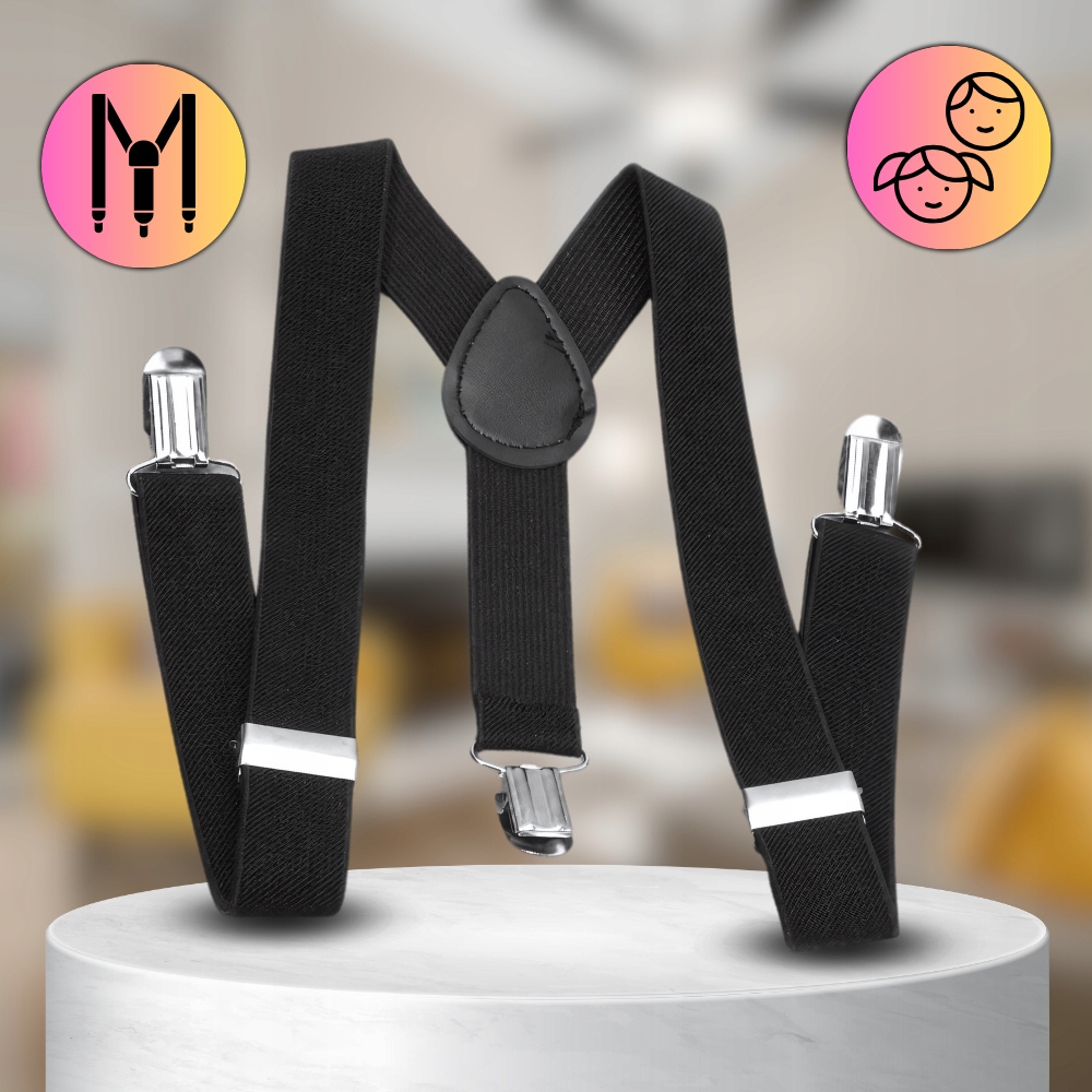 Szelki Czarne Damskie Męskie mocne do spodni Emo unisex Stan opakowania oryginalne