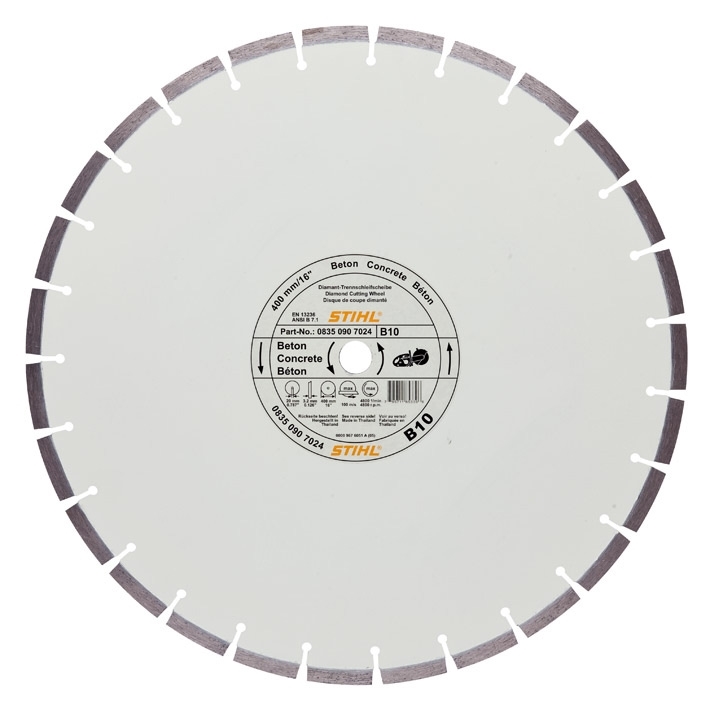 Diamantový řezací kotouč na řezání betonu cihly D-B10 Stihl 350 /14" x 3.2 mm
