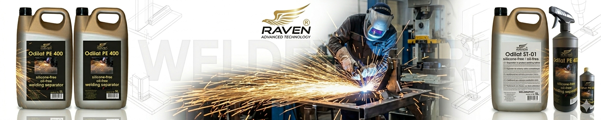 SEPARATOR DO STOŁÓW SPAWALNICZYCH RAVEN ODILAT ST-01 5L Marka Raven