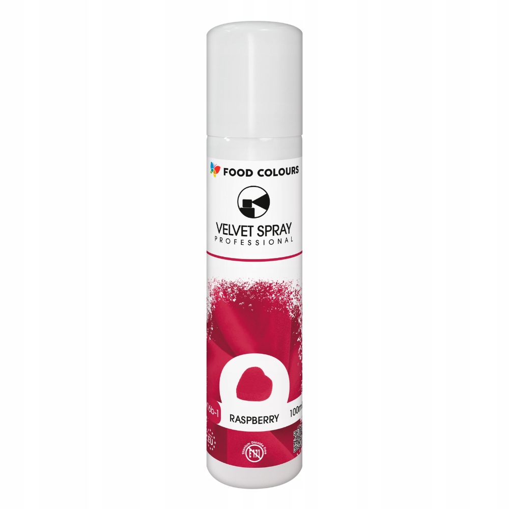 Food Colours Velvet Spray Raspberry 100ml
