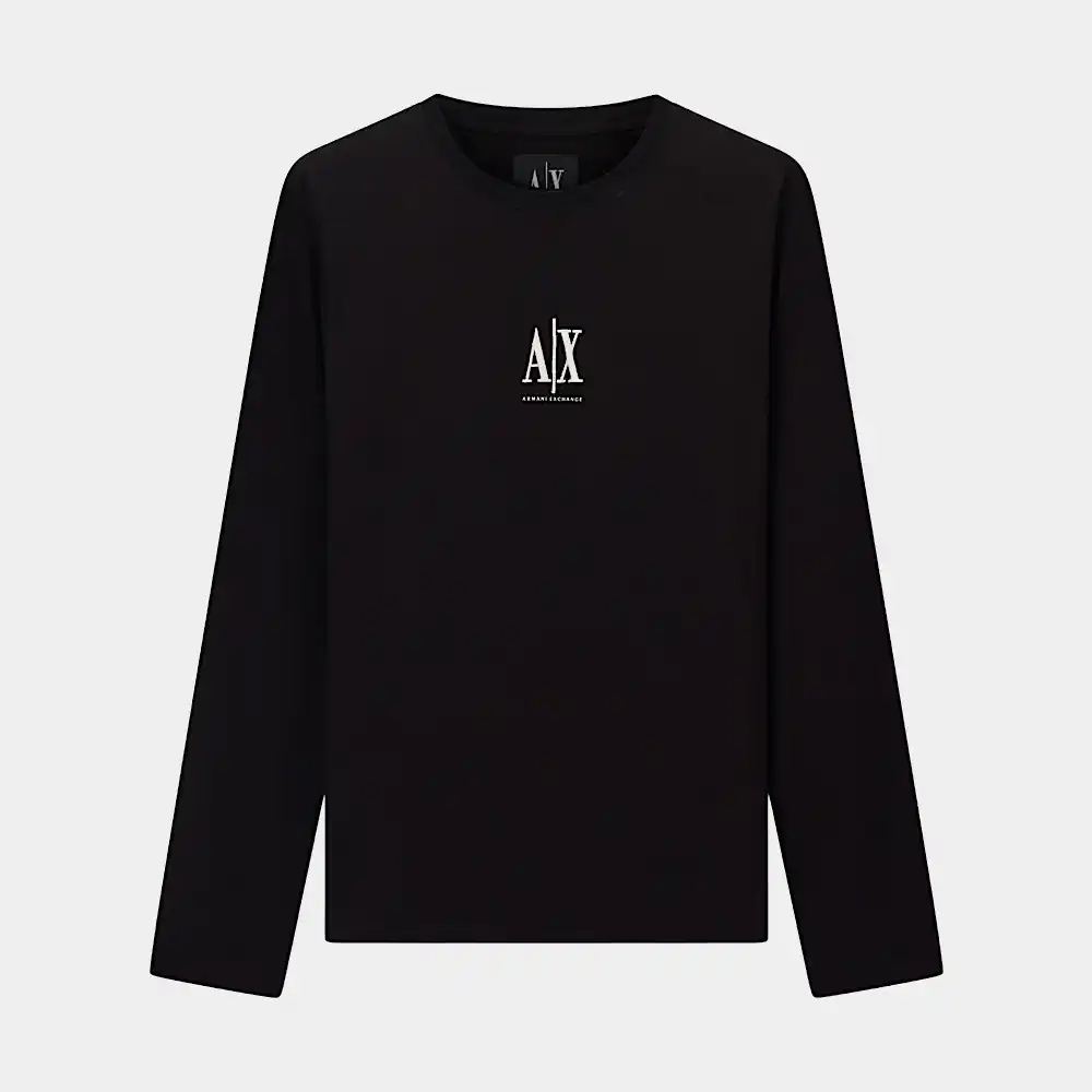 Pánský černý dlouhý rukáv Armani Exchange L