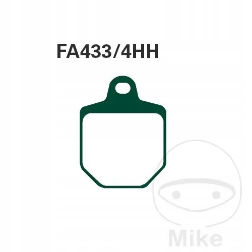 Brzdové doštičky predné Ebc FA433/4HH (4 ks)