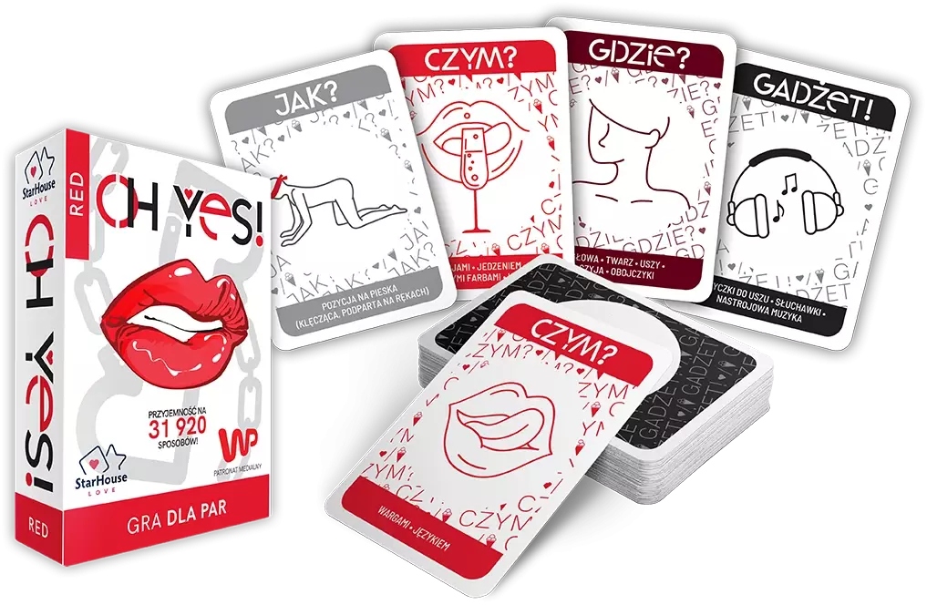 Zmysłowa Gra Karciana Dla Partnerów - Oh Yes! Red Nazwa Oh Yes!