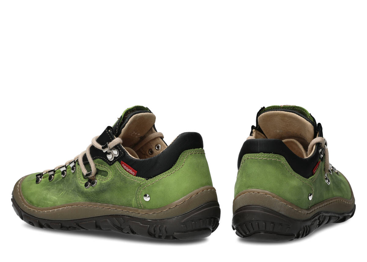 NAGABA 054 JASNY ZIELONY CRAZY - PÓŁBUT TREKKINGOWY DAMSKI - ROZMIAR 40 Model 054