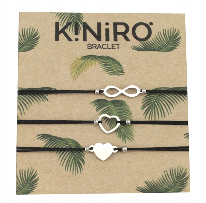 

Bransoletka Regulowana 3 Sztuki Stal Chirurgiczna