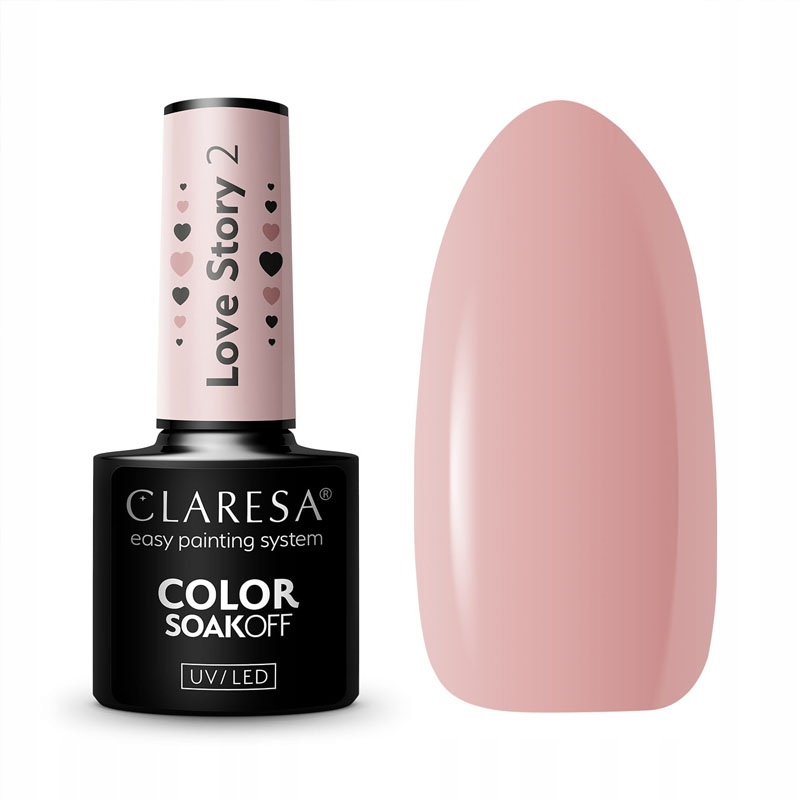 

Claresa Lakier Hybrydowy Do Paznokci 2 Love Story