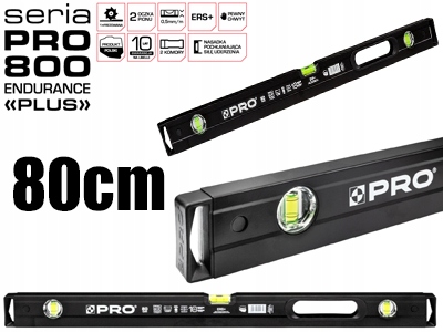 Pro Vodováha 80 cm PRO800 Endurance Plus Černá Zesílená