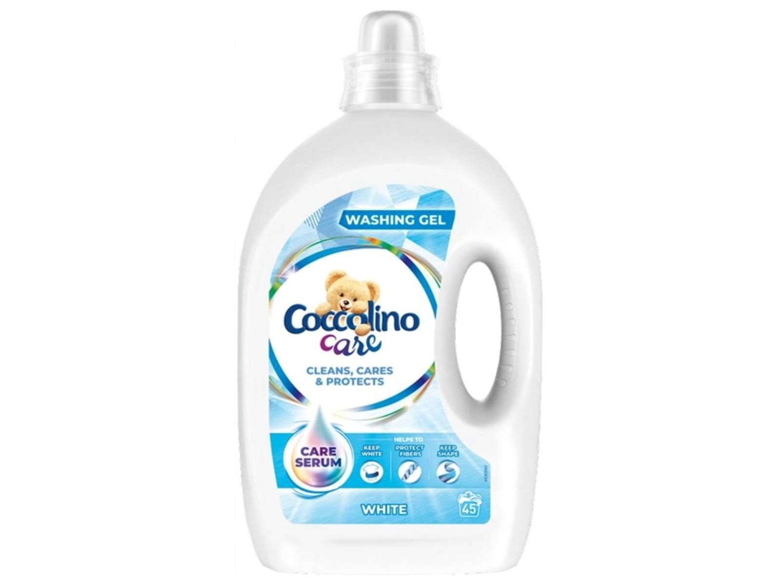 Levně Coccolino Care Gel Na Praní White (45 Praní) 1.8L