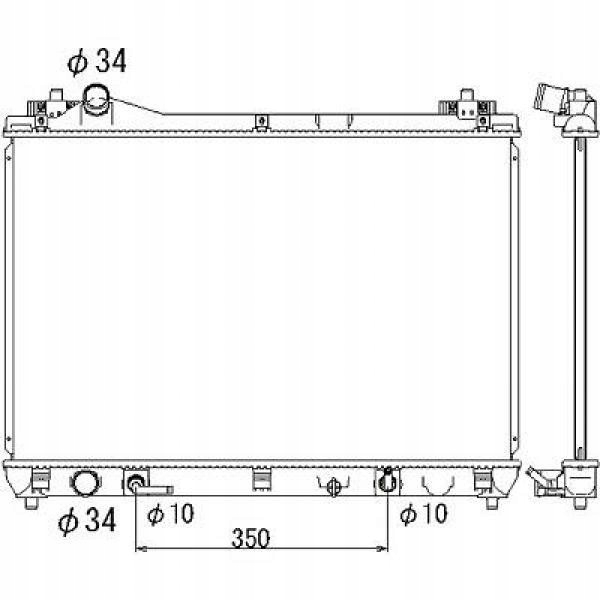 Chłodnica Suzuki Grand Vitara 10.2000-