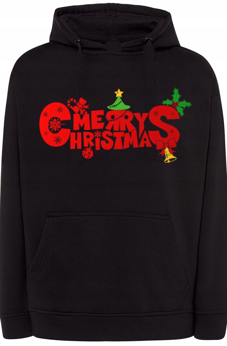 Veselé Vánoce Pánská Mikina Kapuce r.XL