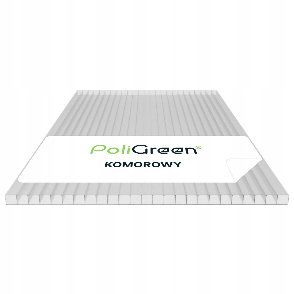 Komorový polykarbonát 6550x1050, bezbarvý, 4 mm na míru