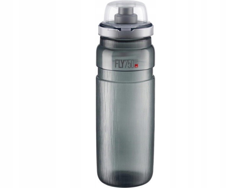 Bidon Elite Fly Tex Mtb 750 ml Przezroczysto-szary