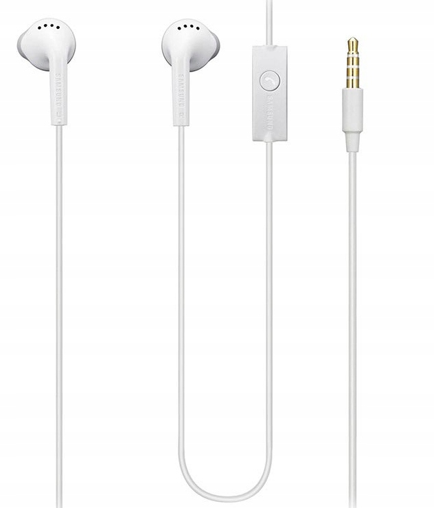 SŁUCHAWKI PRZEWODOWE DOUSZNE DO SAMSUNG EHS61ASFWE 3.5MM BIAŁE SOLIDNE