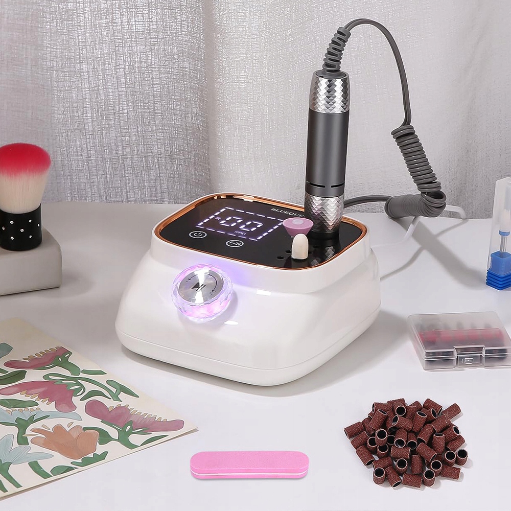 11V1 Hybridní Sada Na Leštění Nehtů Bruska