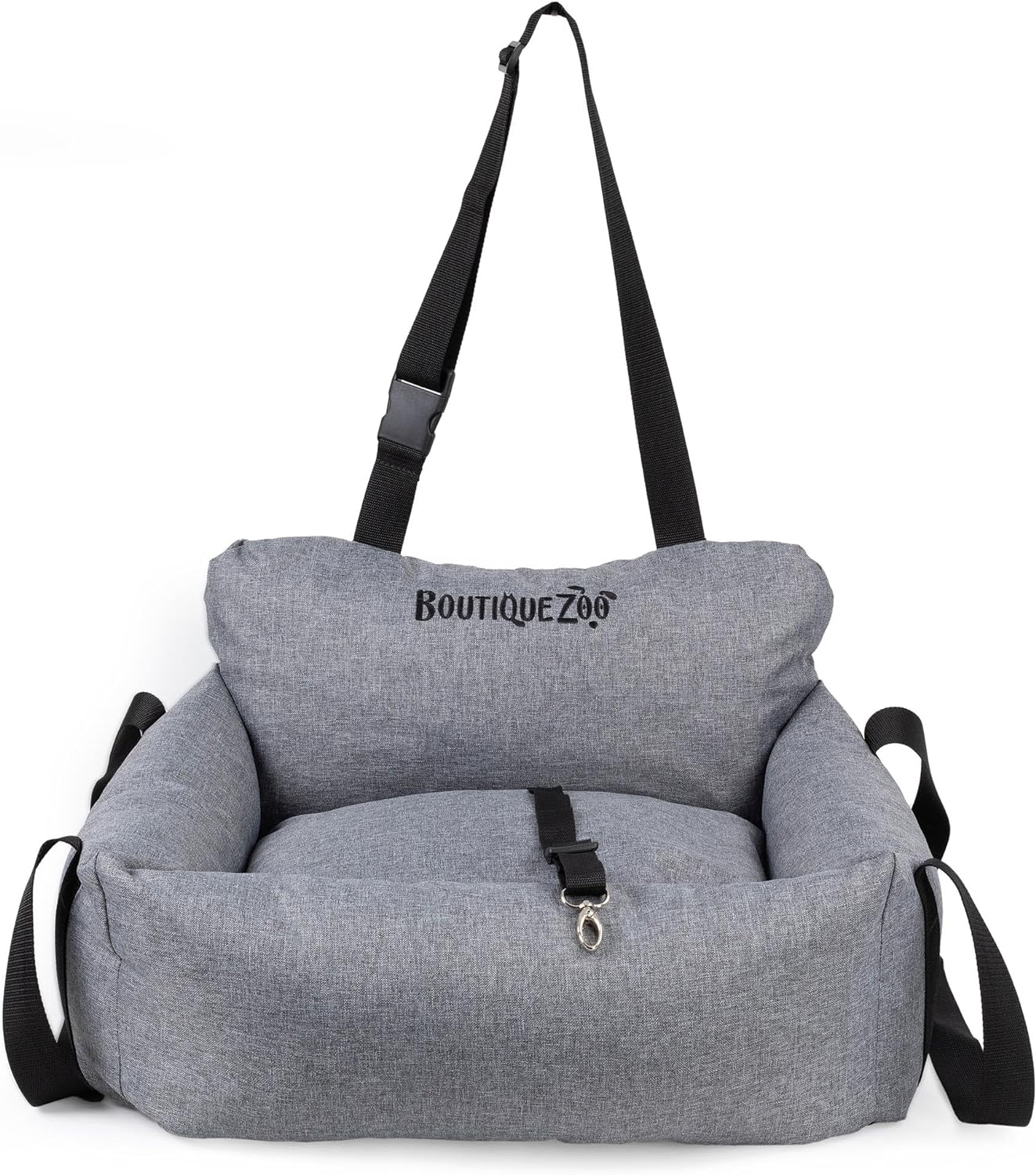 Levně Autosedačka Pro Psa Pelíšek Podložka Eco Pohovka Šedá 65 x 55 cm