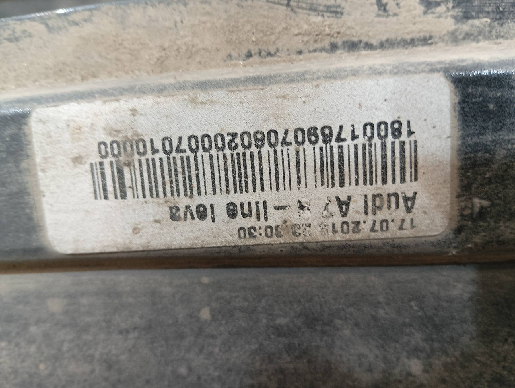 moulding threshold S LINE left right KPL cap 4K LX7J Audi A7 II C8