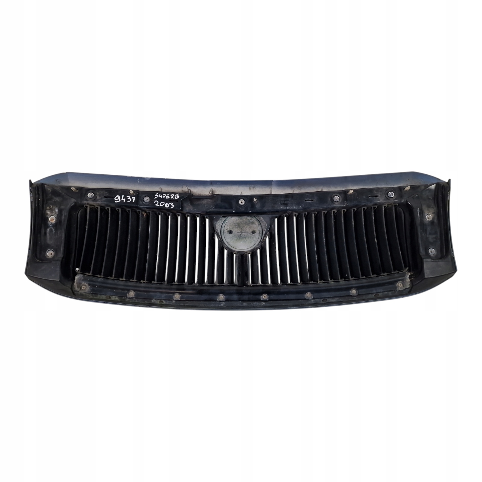 SKODA SUPERB e 1 GRIGLIA completa CHROM ORG. 9431 3U0853651C