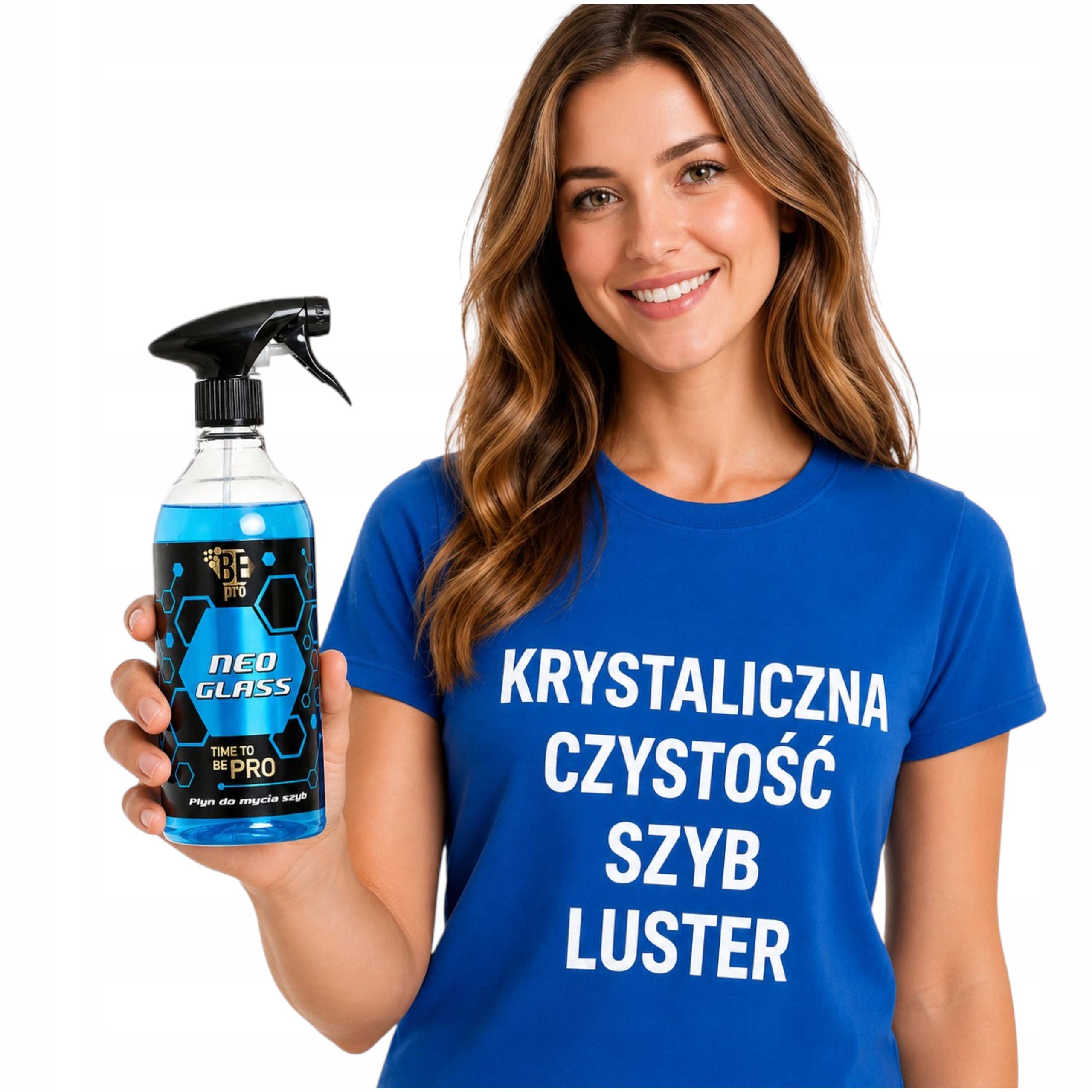 Płyn do szyb Bez Smug Profesjonalny do mycia okien luster szkła Mocny 700ml