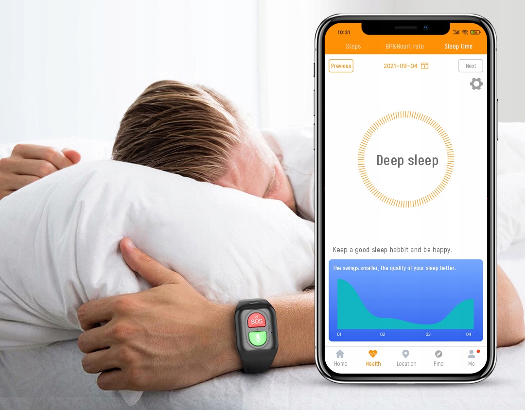 OPASKA ŻYCIA SOS DLA SENIORA BS.03 CZUJNIK UPADKU Model xGPS
