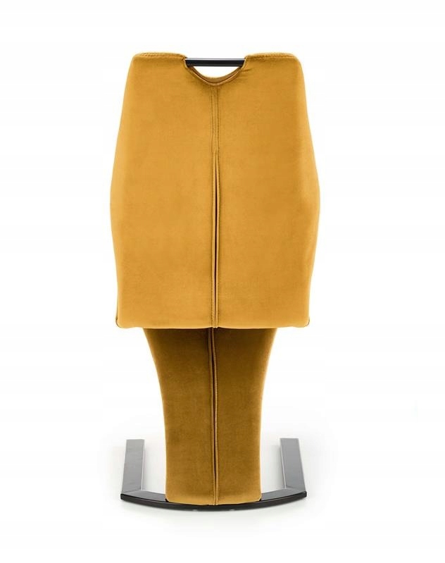 Krzesło tapicerowane K-442 Halmar Musztardowe, na płozach Wysokość mebla 102 cm