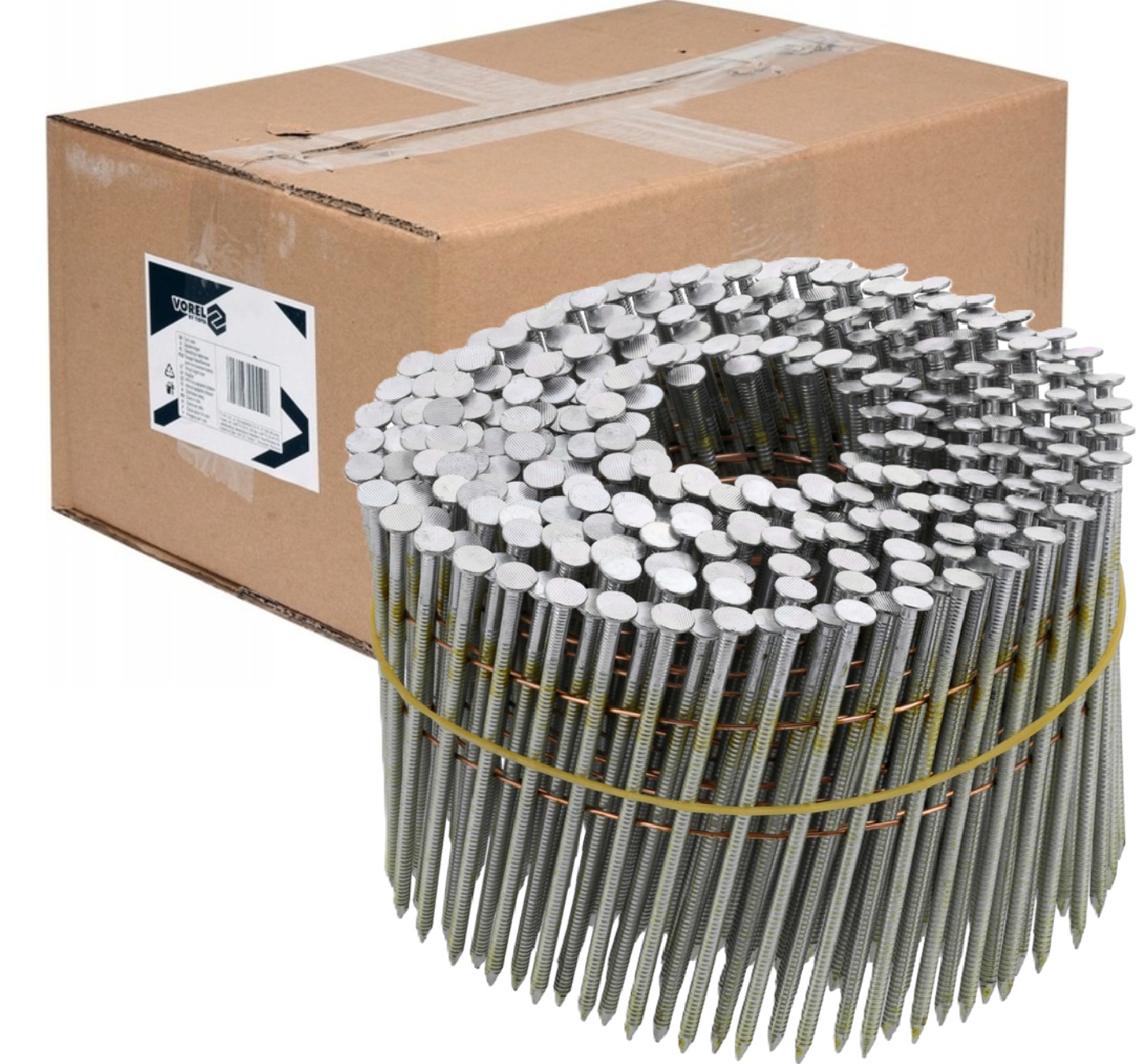 Hřebíky Do Bubnové Hřebíkovačky Pozinkované 75 mm, průměr 2,5 mm, 3600ks 72020