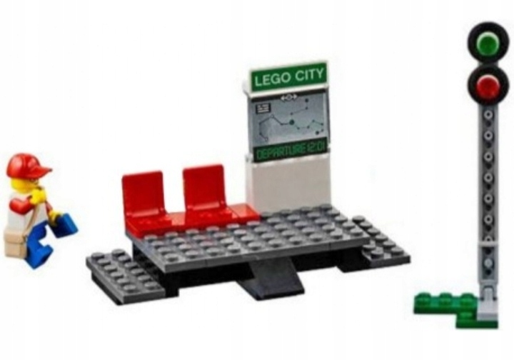 

Lego City 60197 Dworzec z semaforem pociąg