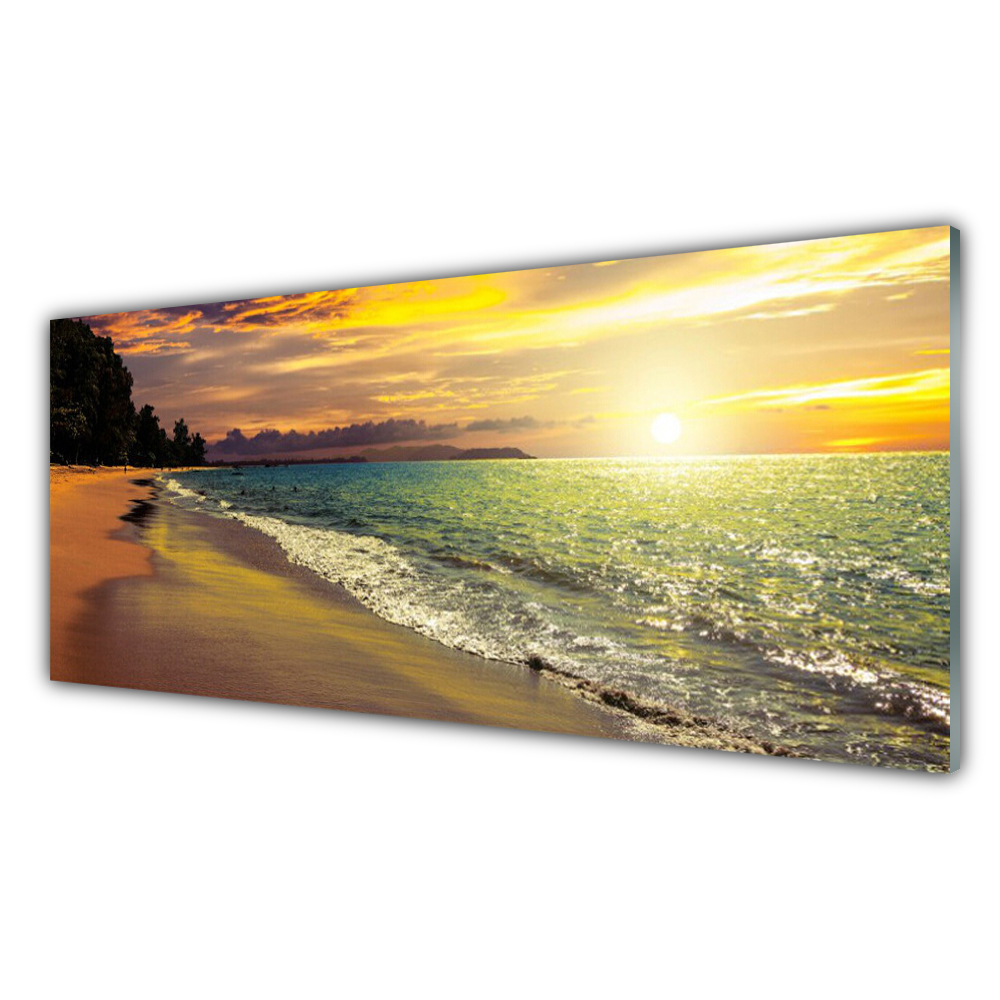 

Obraz ścienny 125x50 Słońce Plaża Morze Krajobraz
