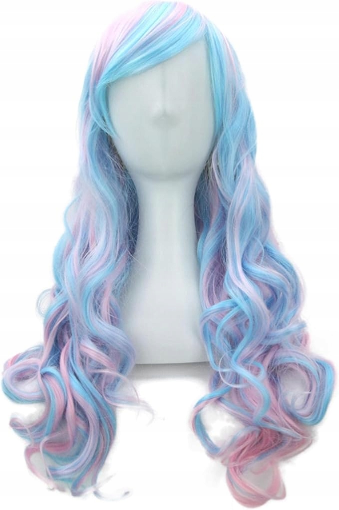 Paruka Pro Ženy Ombre Syntetická Délka 60 CM Vlnité Vlasy