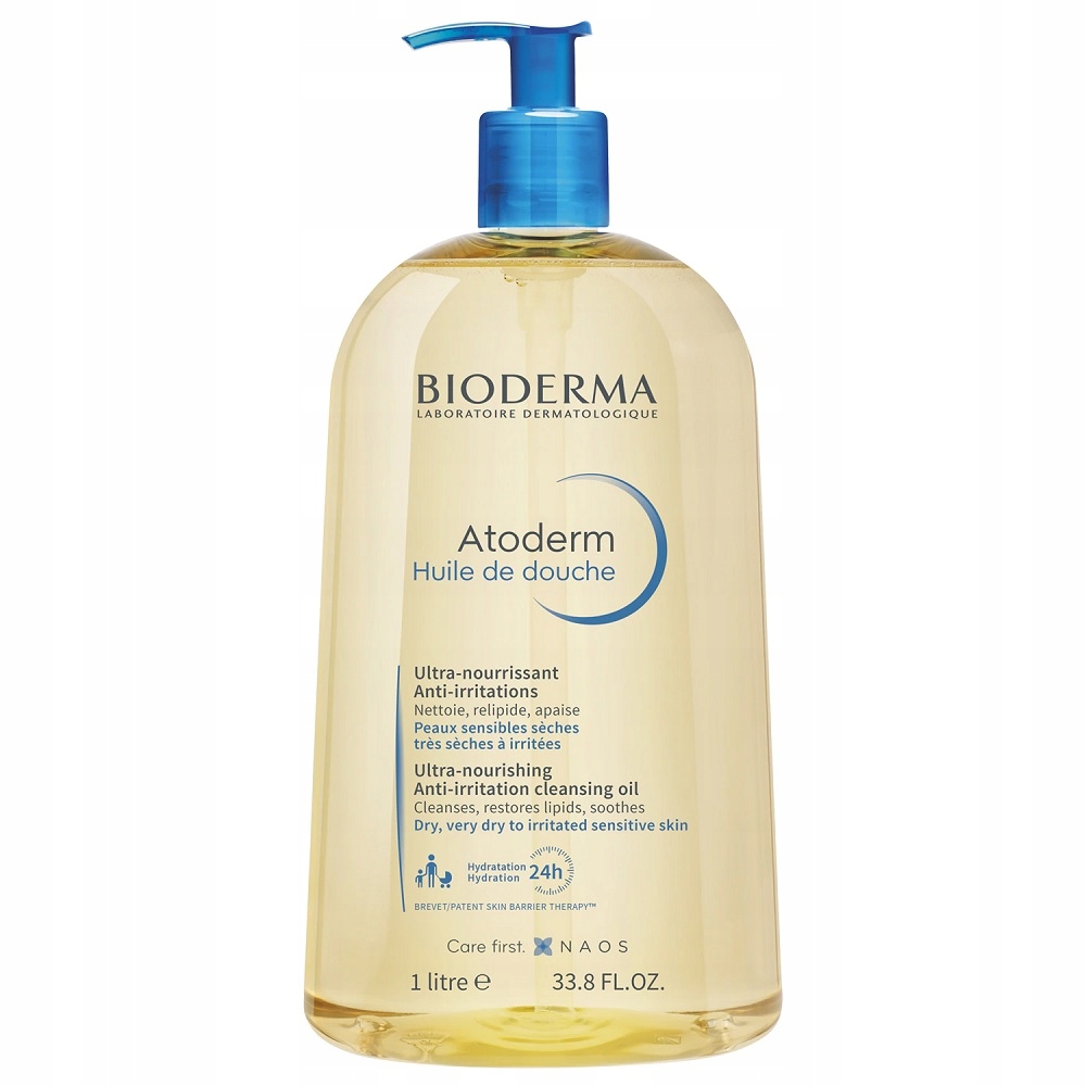 Bioderma Atoderm Nawilżający Olejek Do Kąpieli I Pod Prysznic 1000ml