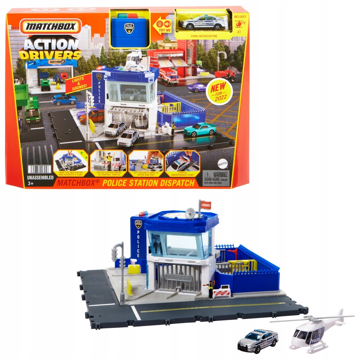 MATCHBOX PRAWDZIWE PRZYGODY POSTERUNEK POLICJI