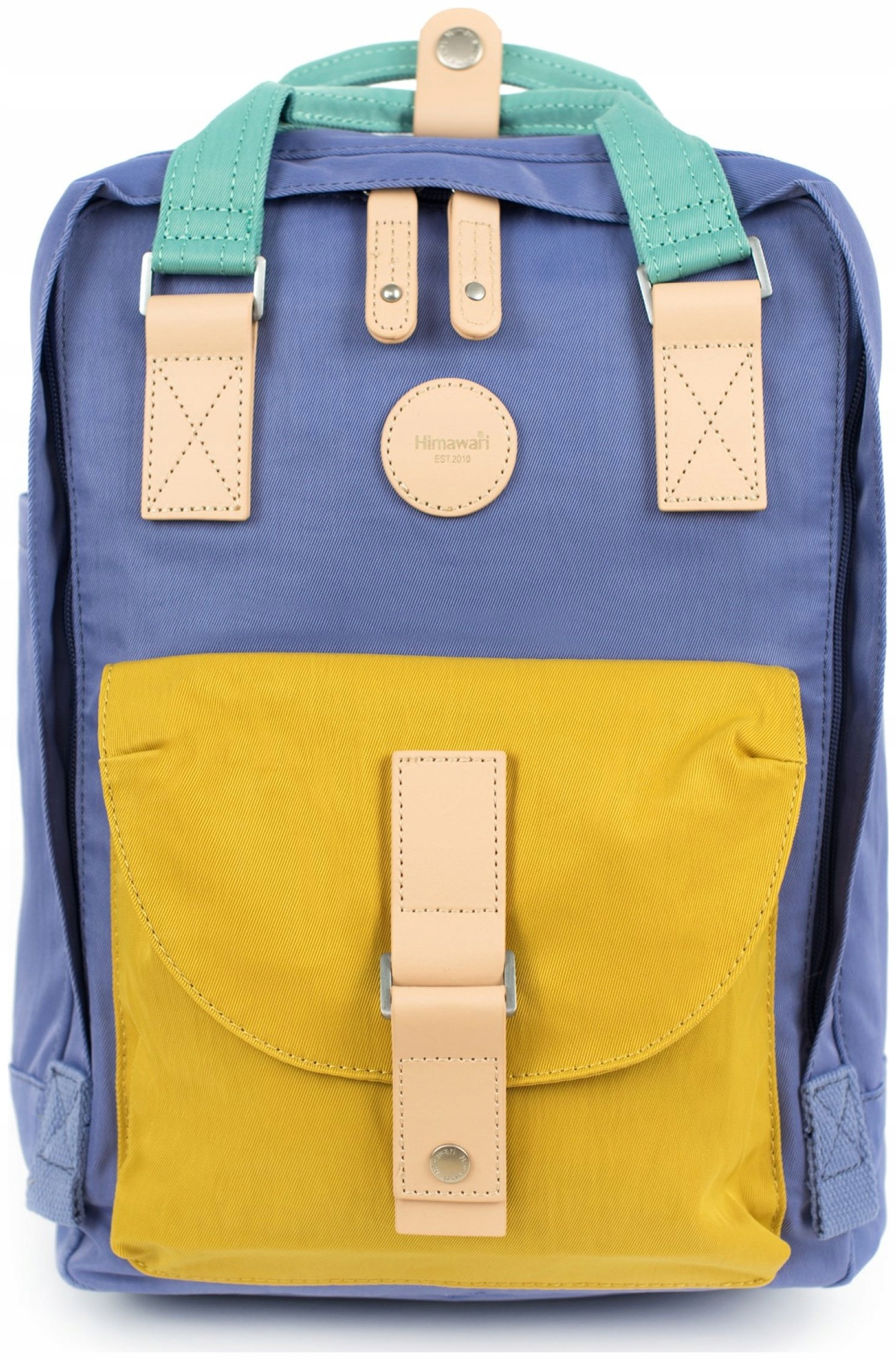 Batoh na notebook Himawari Cupcake S – prostorný organizér do práce, modrý