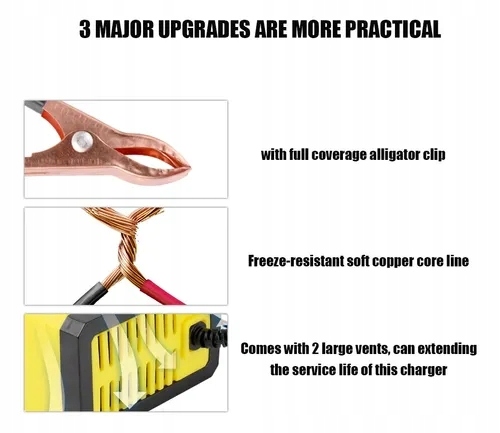 Akumulator samochodowy szybka ladowarka 12v 8a Producent code MCD008473