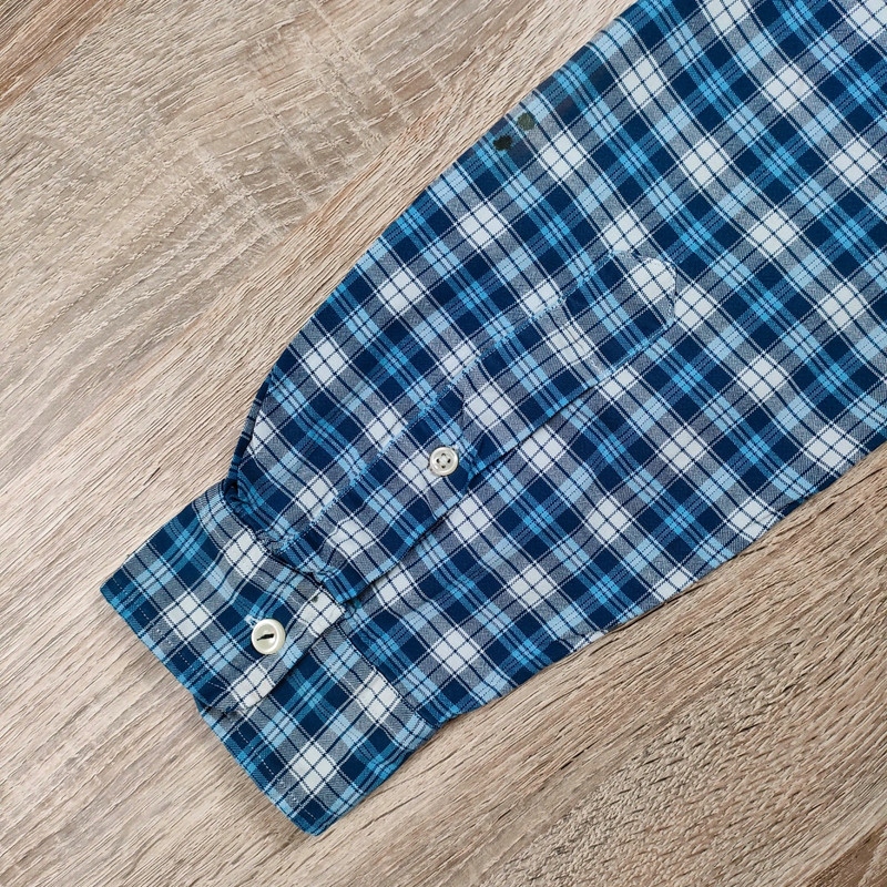 POLO RALPH LAUREN Koszula w Kratę Logowana r. L Rękaw długi rękaw