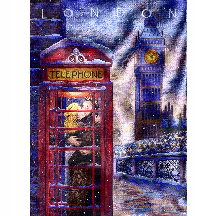 Vyšívací sada Návštěva Londýna