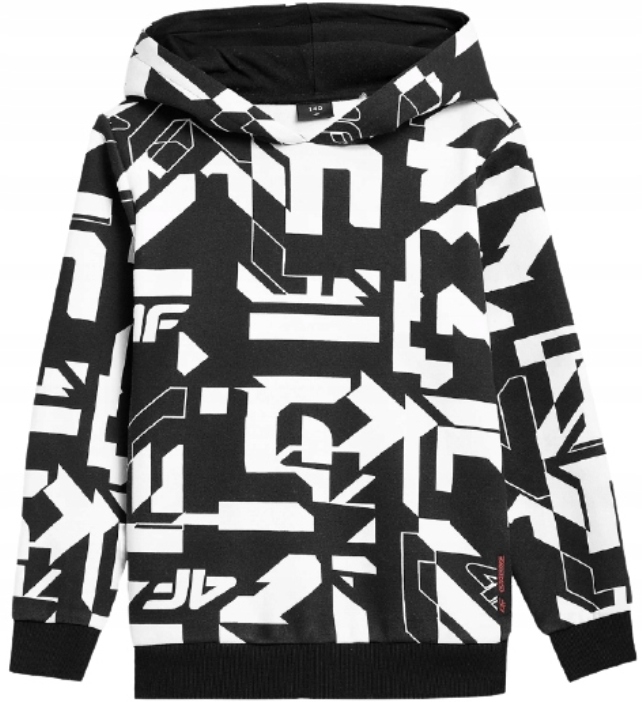 

4F Bluza Chłopięca kangurka _ JBLM007 _ r. 164