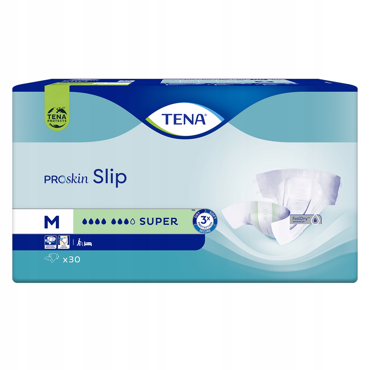 

Pieluchomajtki Tena Slip rozmiar M 30 szt.