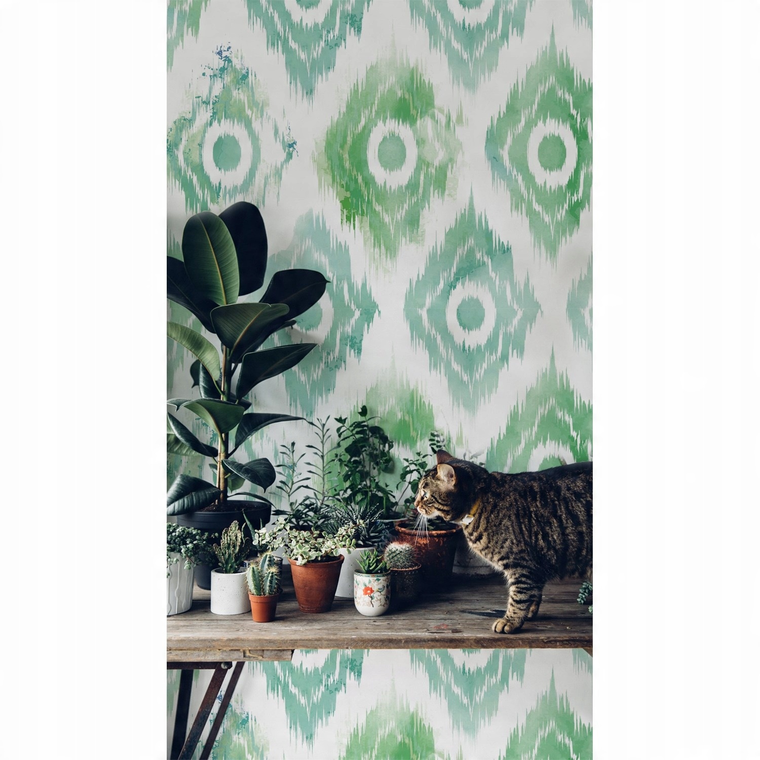 

Tapeta ścienna Nowoczesny tekstylny wzór 250x250cm
