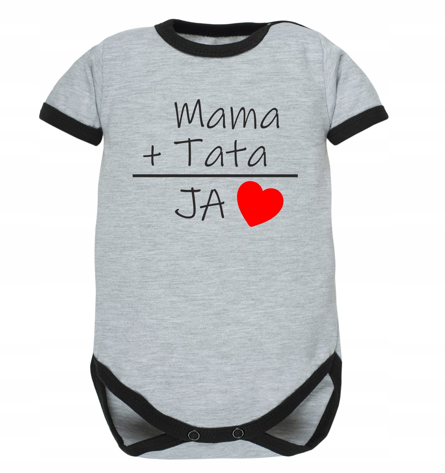 

Body dziecięce z napisem Mama Tata, mix kolorów