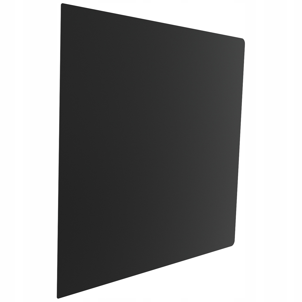 Oceľová základňa pod pec Vzor 9 80 x 80 cm čierna