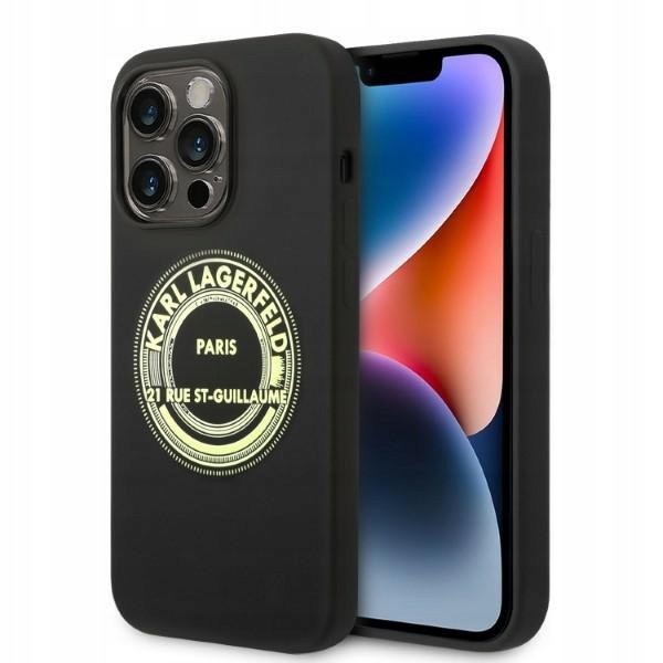 Karl Lagerfeld KLHCP14LSRSGRCK iPhone 14 Pro 6,1" hardcase czarny/blac
