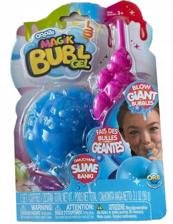 DMUCHANE BAŃKI SLIME MAGIK BUBL GEL
