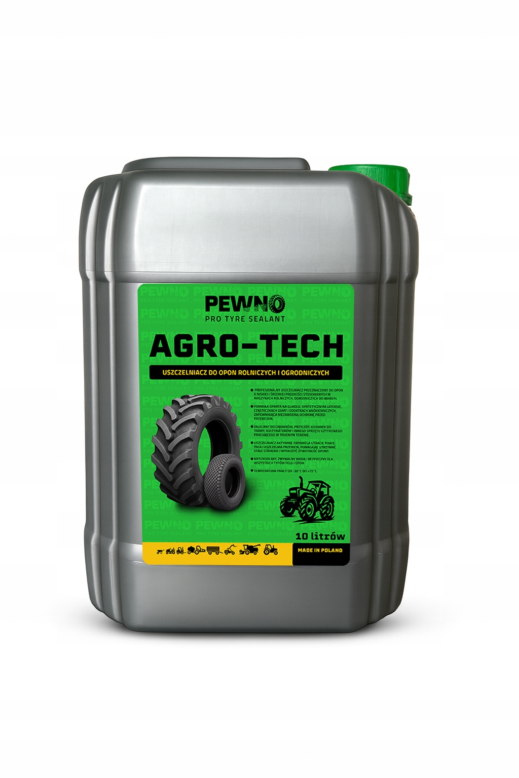 Poľský Tesniaci Prípravok Na Poľnohospodárske A Záhradnícke Pneumatiky Agro-tech 10L Určite