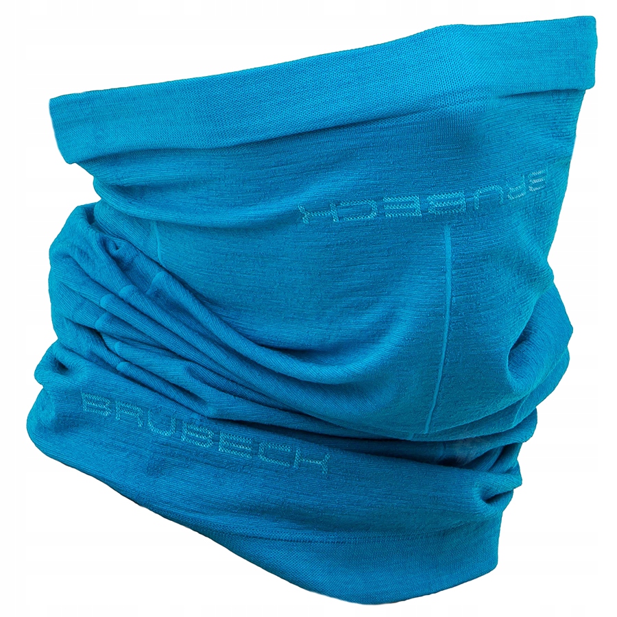Ciepły Komin Z Merino Brubeck Active Wool Błękit S/m