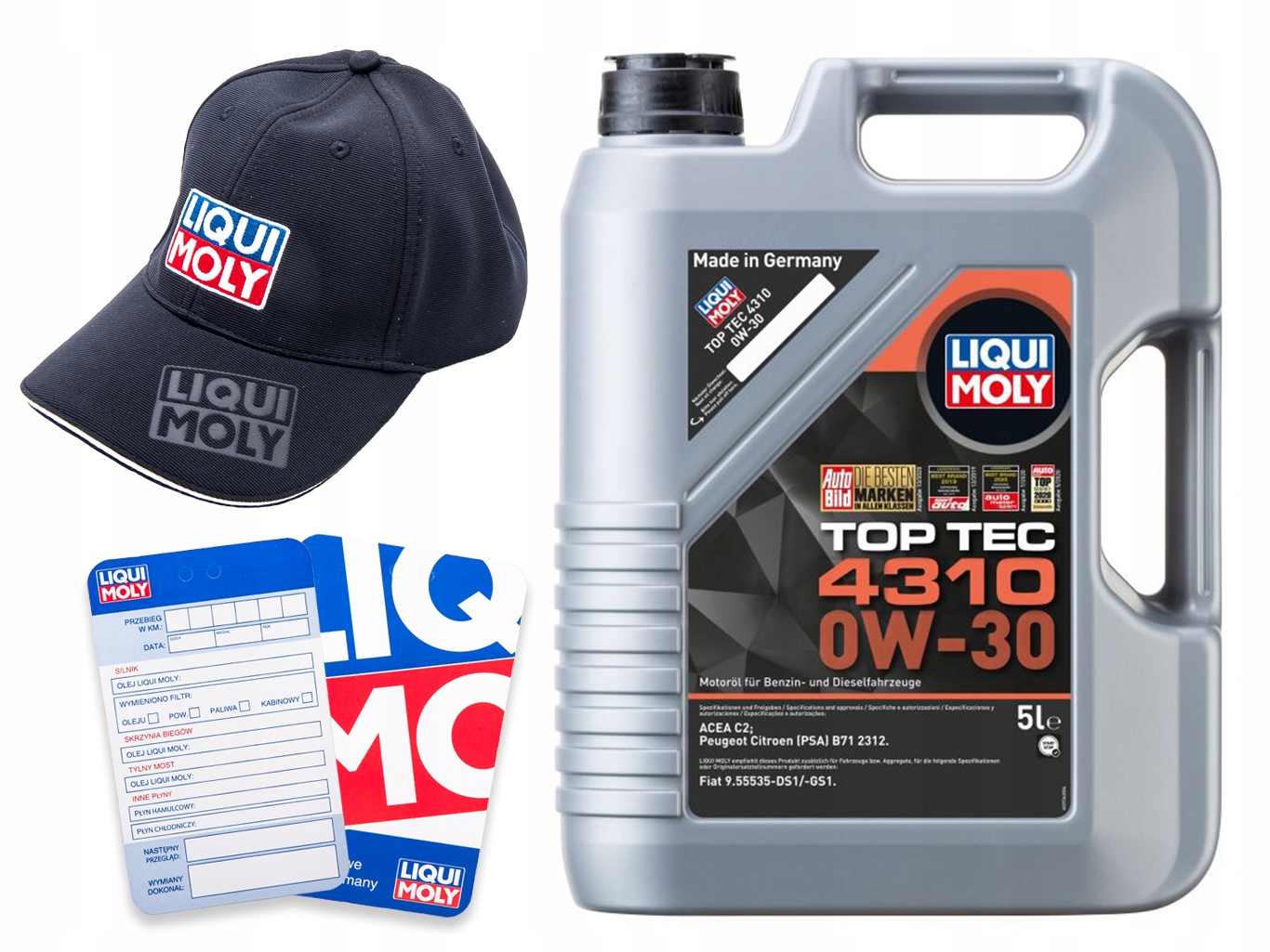 OLEJ 5W30 LIQUI MOLY TOP TEC 4310 5L GRATIS