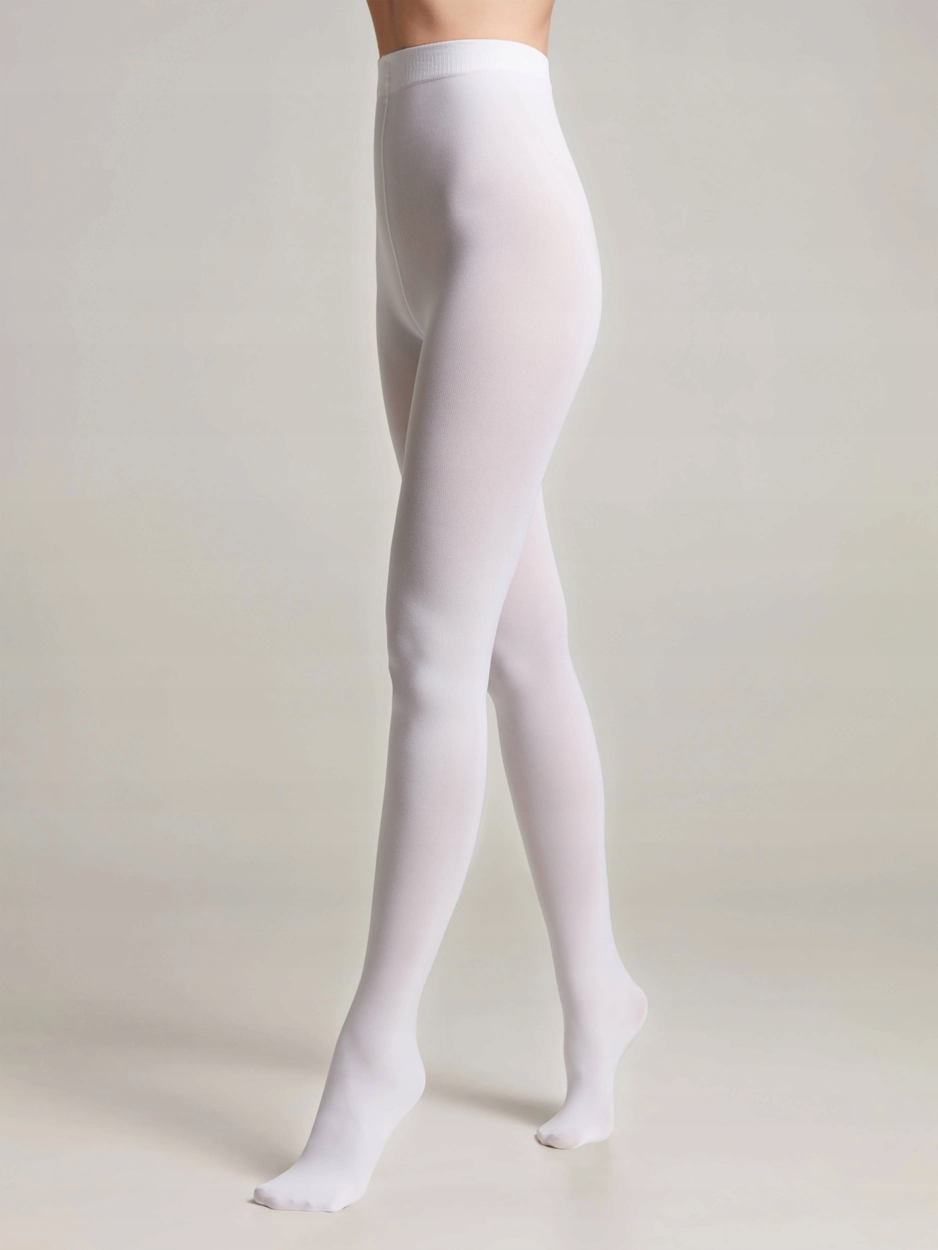 Rajstopy ZIMOWE GRUBE OCIEPLANE BIAŁE 220 den, 4 Kod producenta 1001143440040006