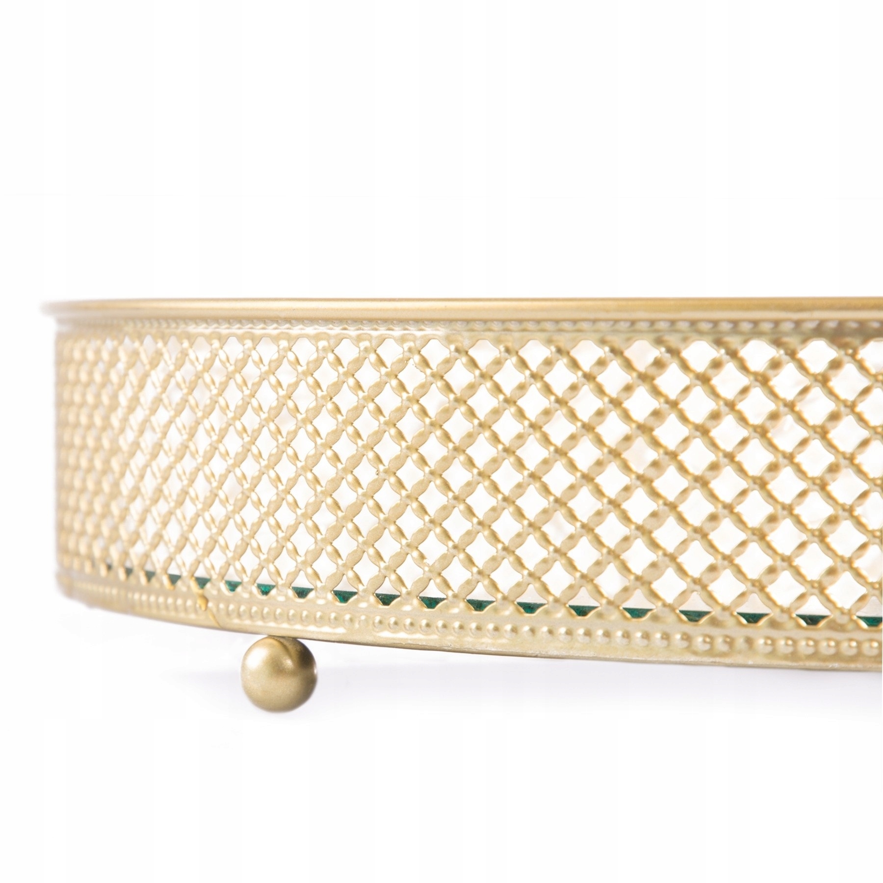 Glamour Taca z lustrem złota 26x26 cm Kod producenta 5902869912904