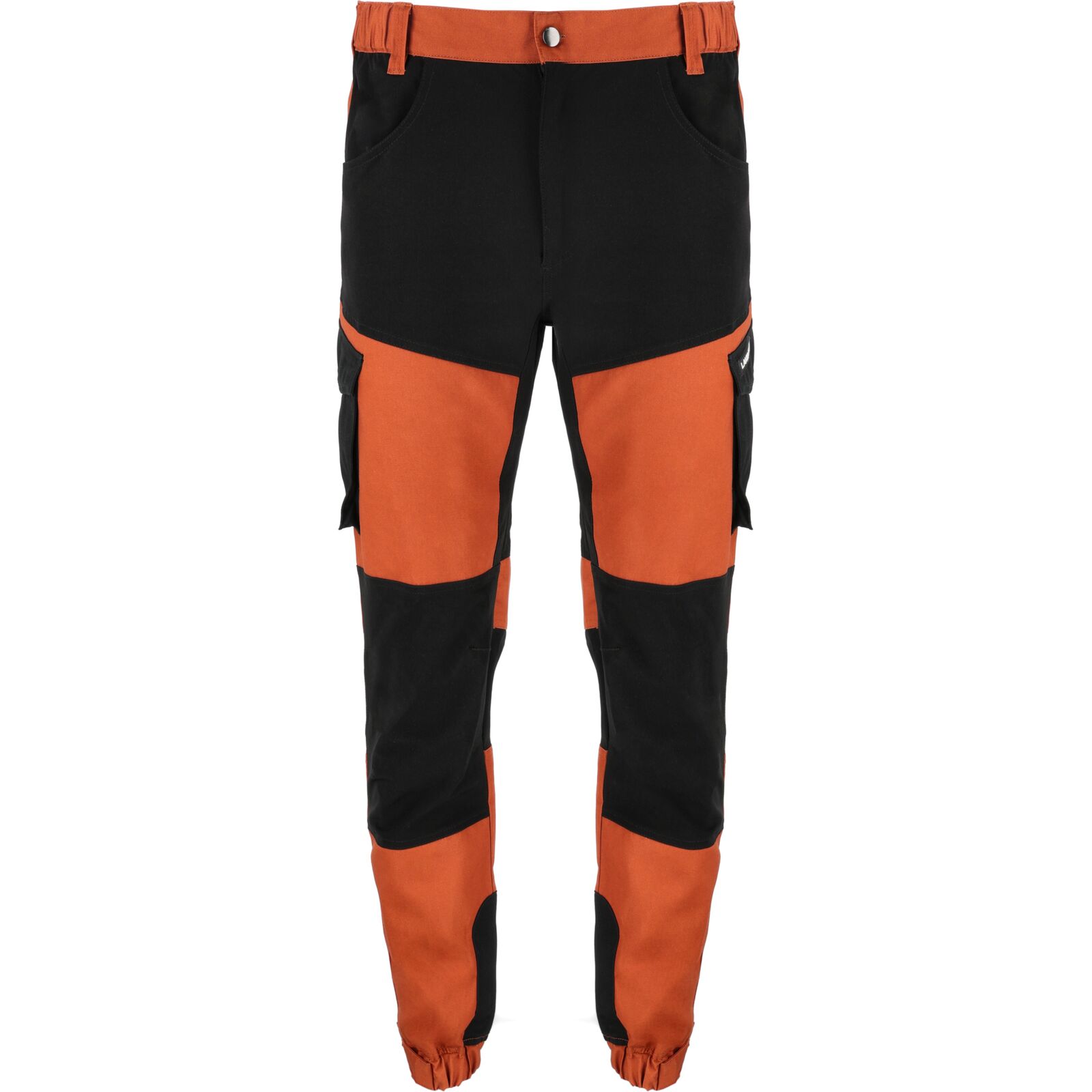 Kalhoty S Prvky Strečové Cihlově Černé, 2XL,CE,LAHTI
